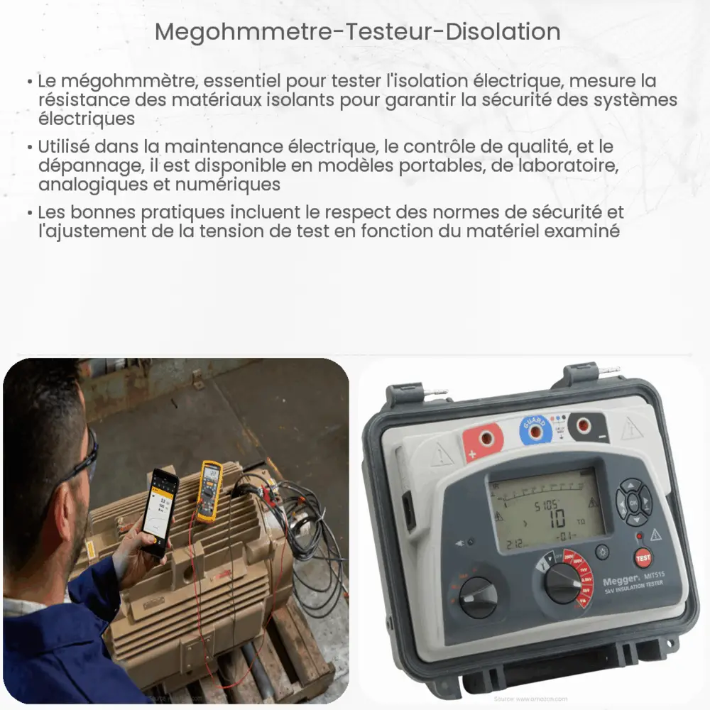 Mégohmmètre (Testeur d'isolation)