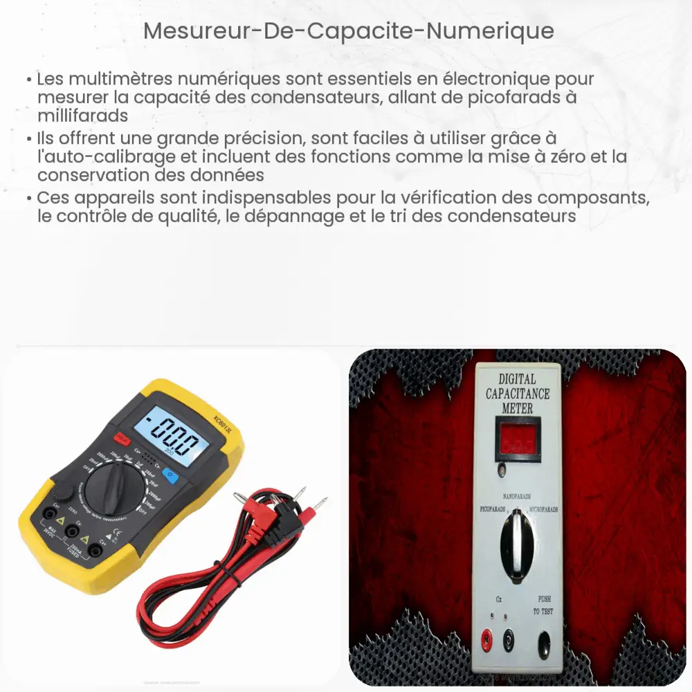 Mesureur de capacité numérique