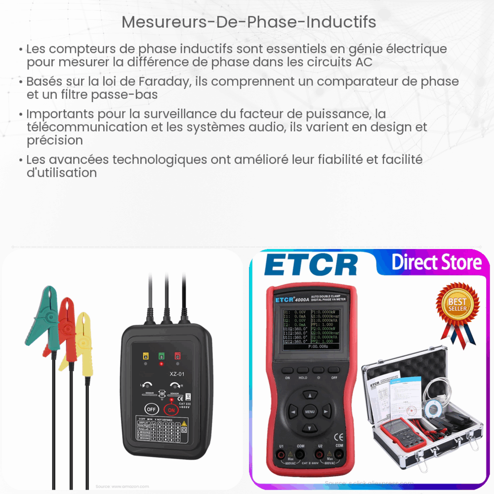 Mesureurs de Phase Inductifs