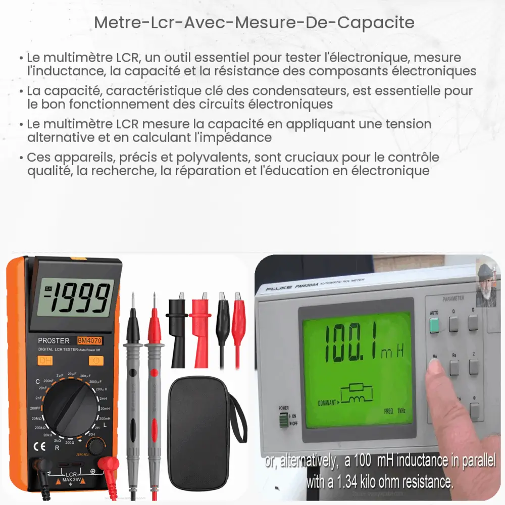 M tre LCR Avec Mesure De Capacit Comment a Marche Application Et m-tre-lcr-avec-mesure-de-capacit-comment-a-marche-application-et