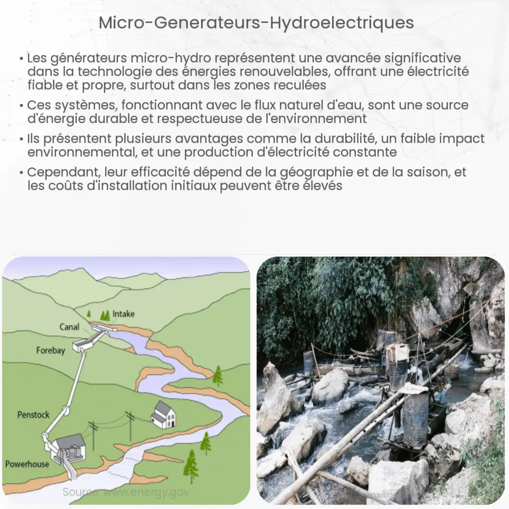 Micro-générateurs Hydroélectriques