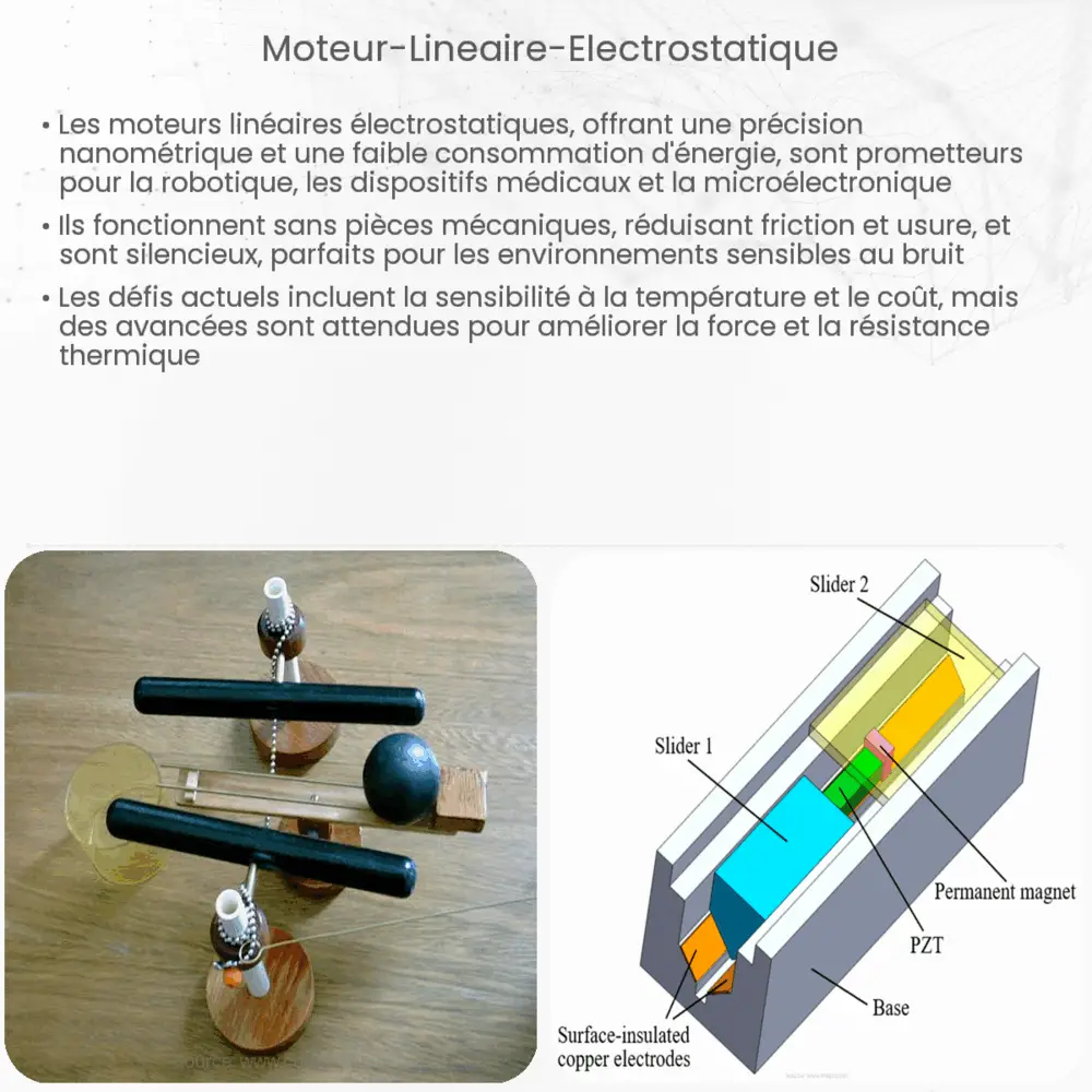 Moteur Linéaire Électrostatique