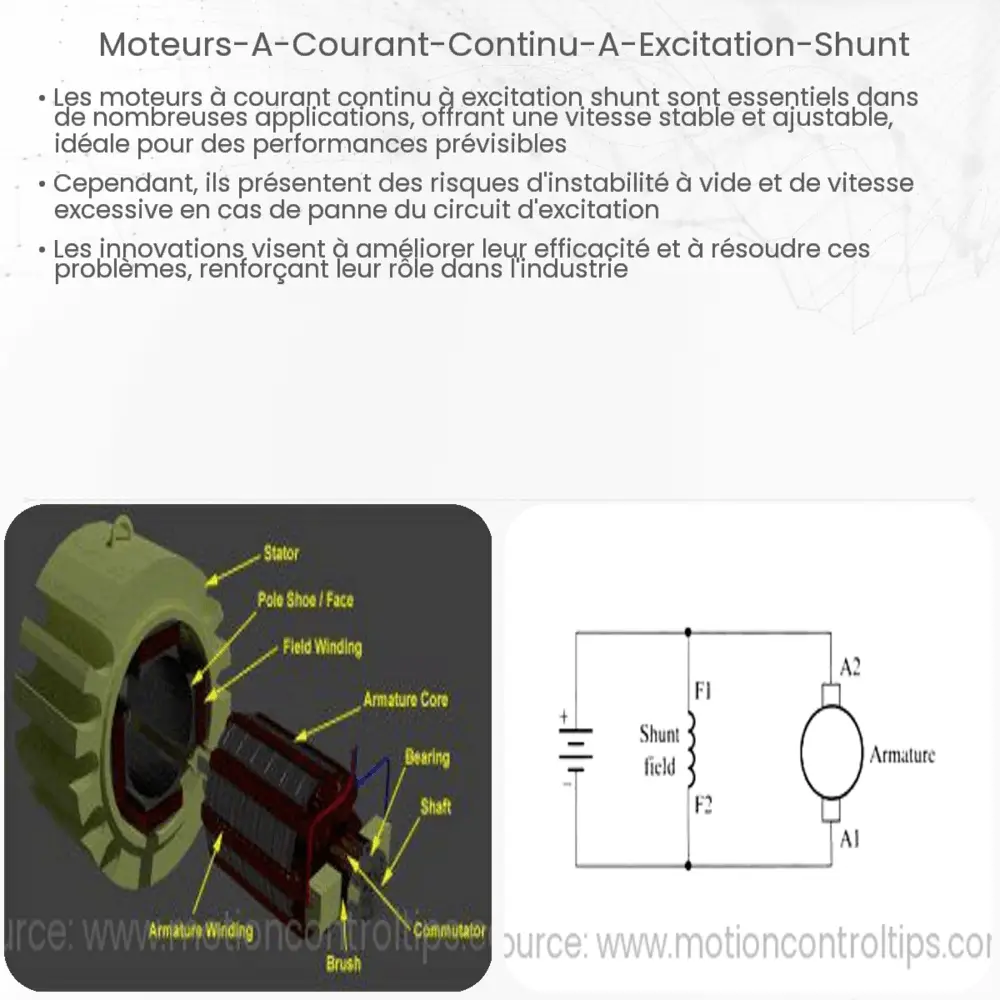 Moteurs à courant continu à excitation shunt