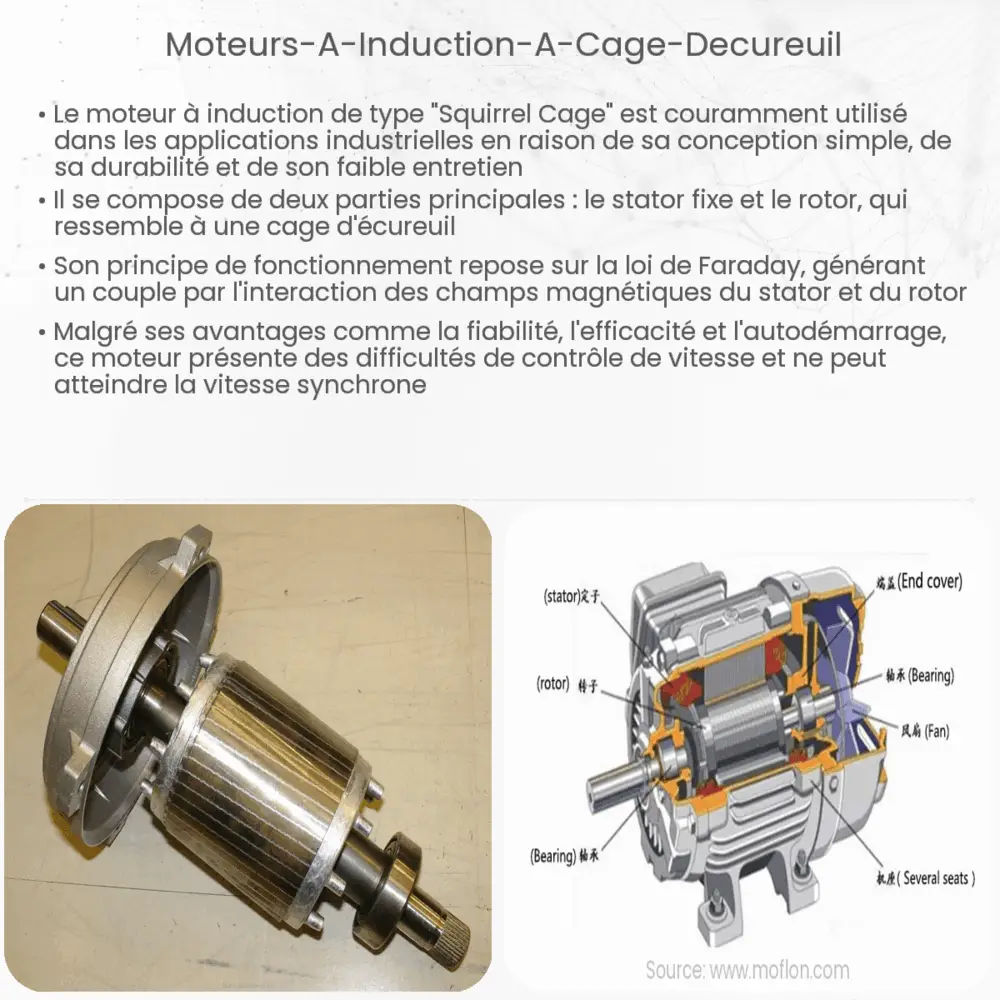 Moteurs à induction à cage d'écureuil