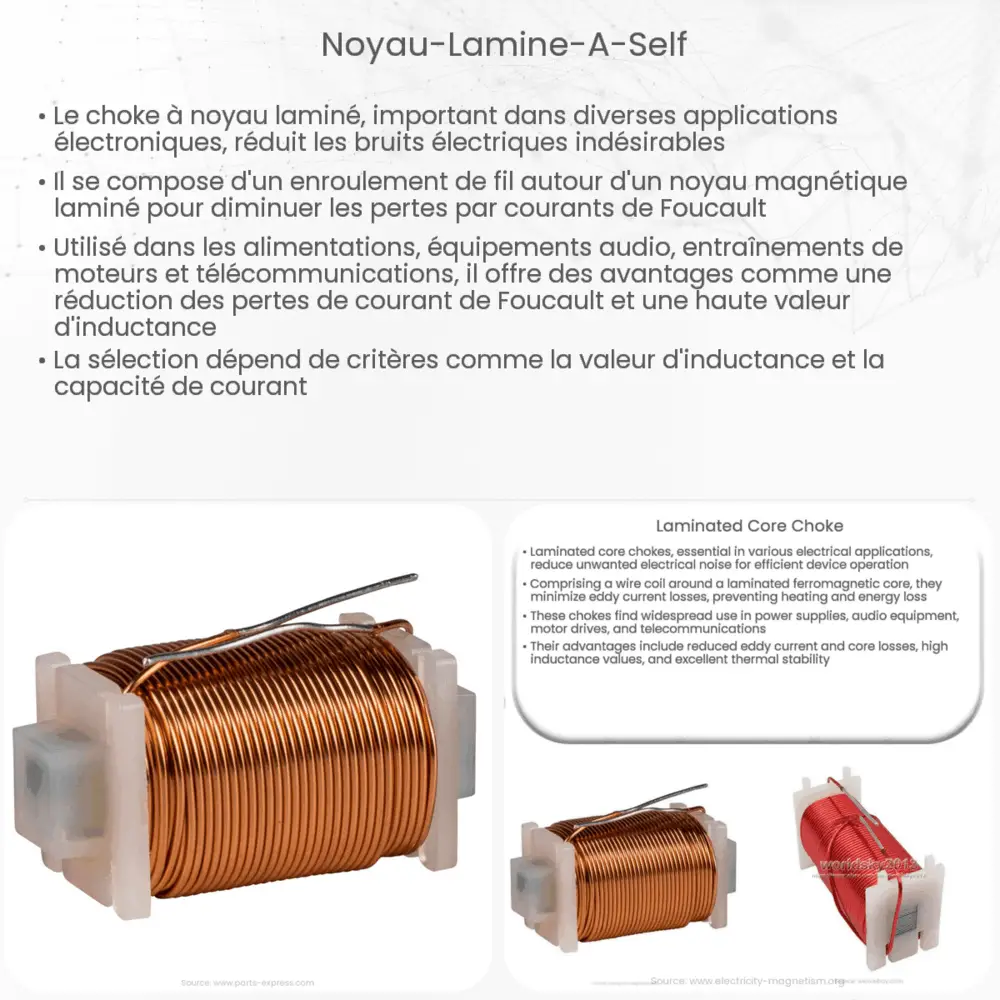 Noyau laminé à self