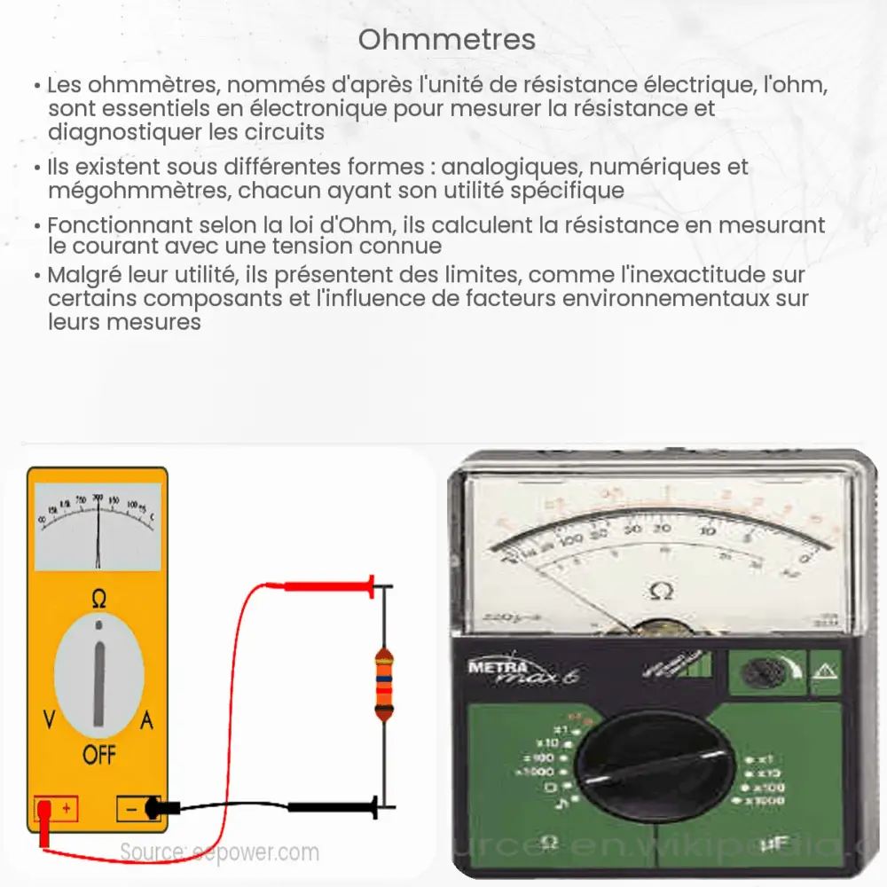 Ohmmètres Comment ça marche, application et avantages
