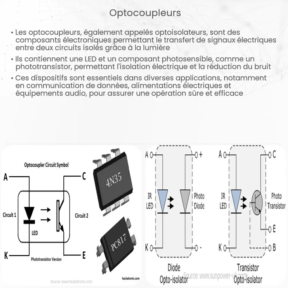 Optocoupleurs Comment ça marche, application et avantages