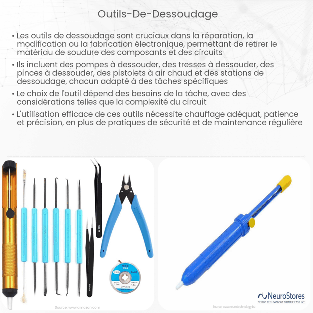 Outils de dessoudage
