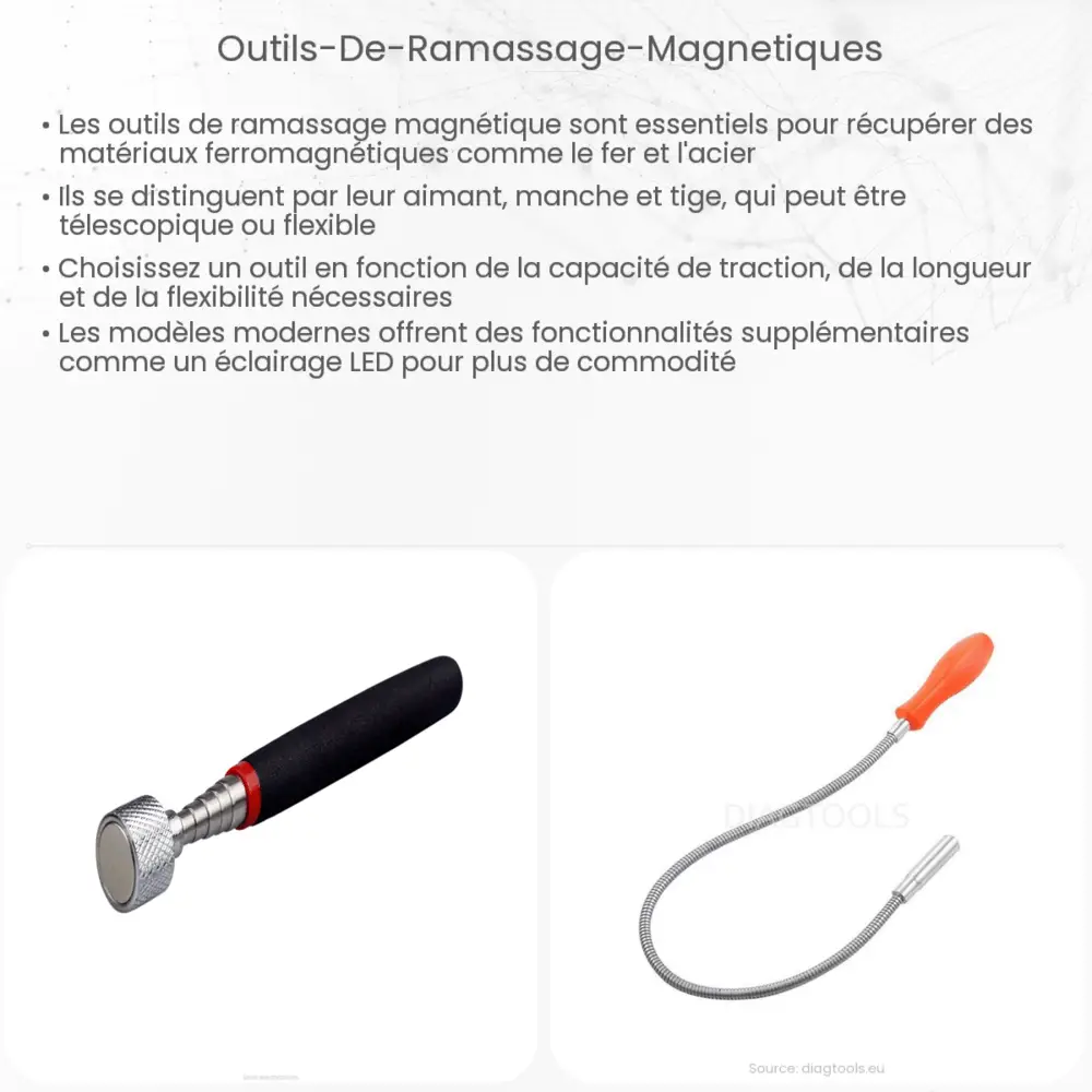 Outils de ramassage magnétiques