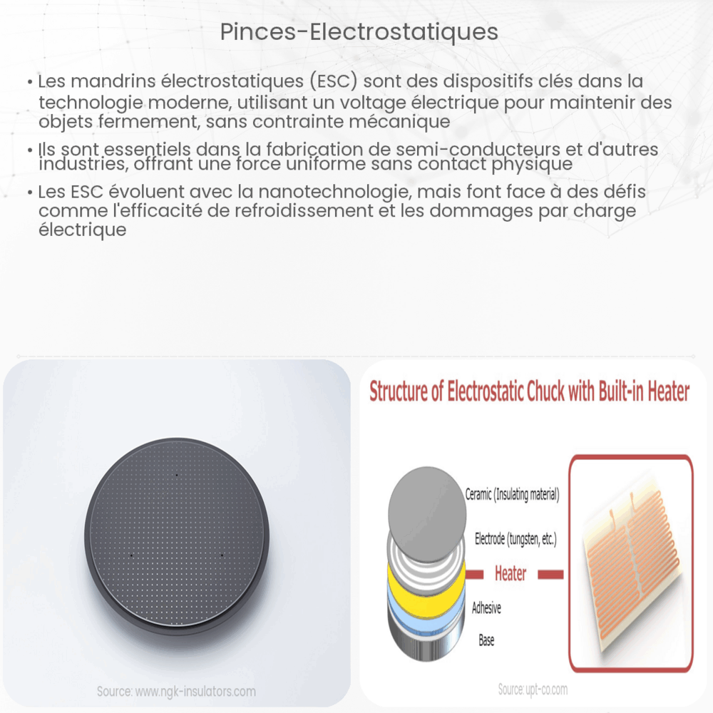 Pinces électrostatiques
