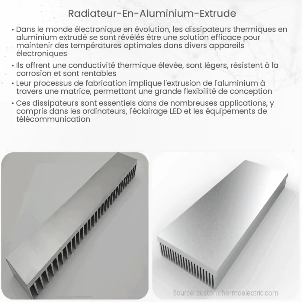 Radiateur en aluminium extrudé