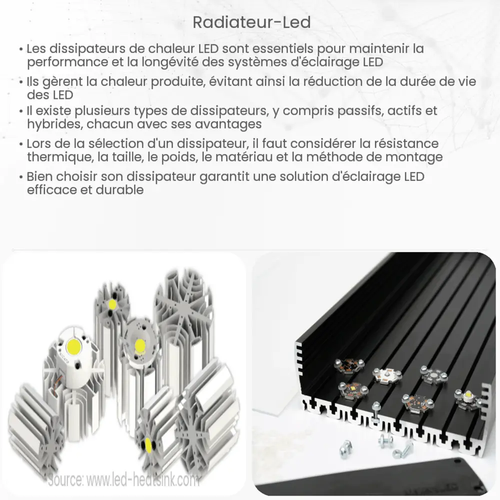 Radiateur LED