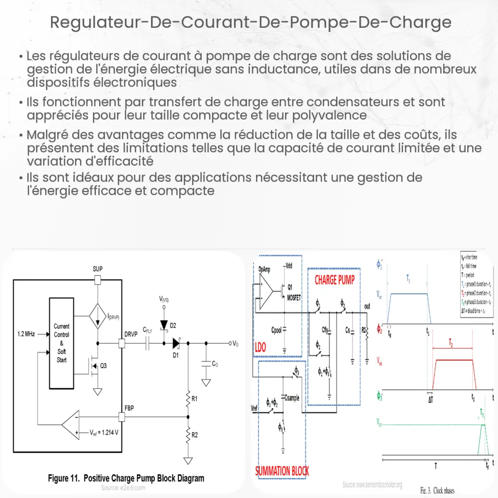 Régulateur de courant de pompe de charge