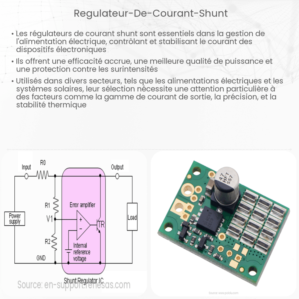 Régulateur de courant shunt