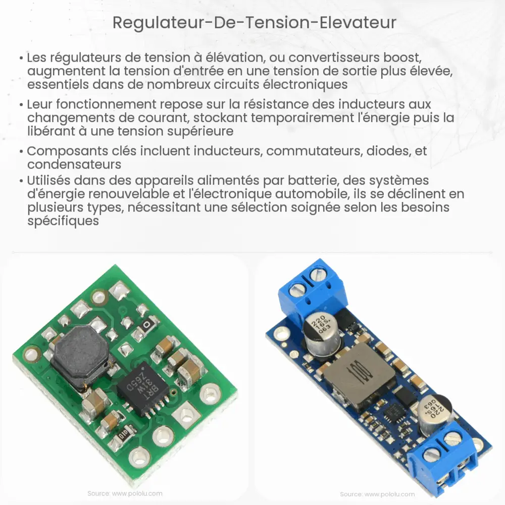 Régulateur de tension élévateur