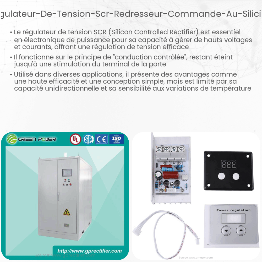 Régulateur de tension SCR (redresseur commandé au silicium)