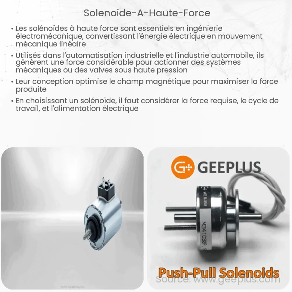Solénoïde à Haute Force