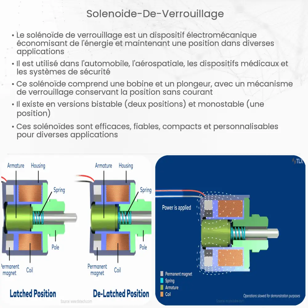 Solénoïde de verrouillage