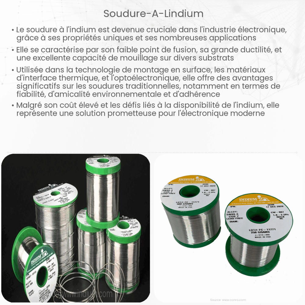 Soudure à l'indium