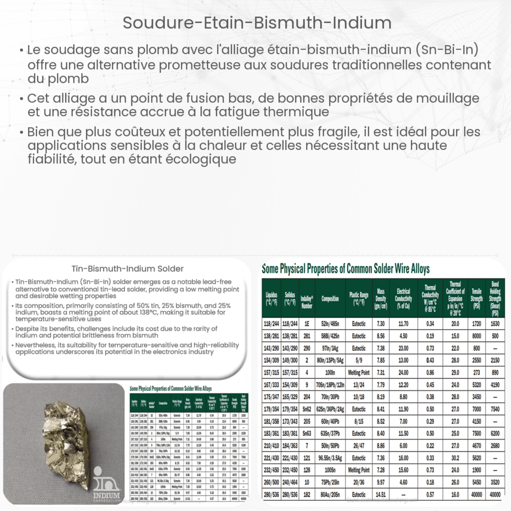 Soudure Étain-Bismuth-Indium