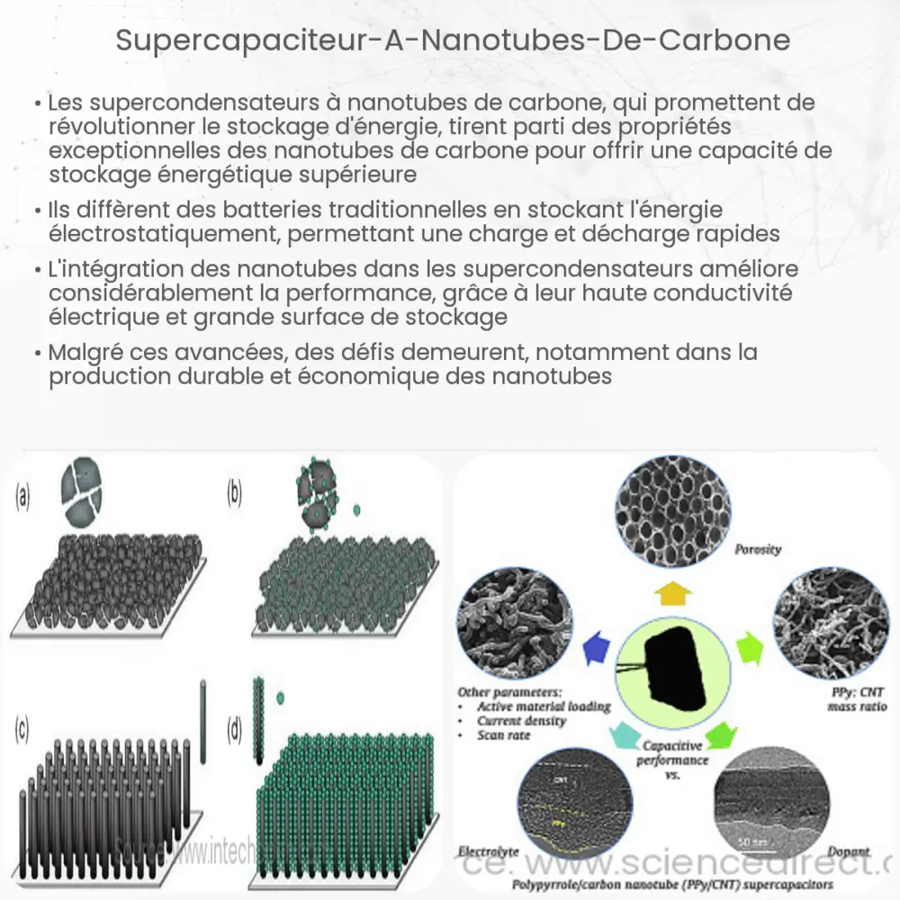 Supercapaciteur à nanotubes de carbone