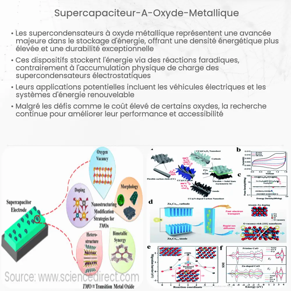 Supercapaciteur à Oxyde Métallique