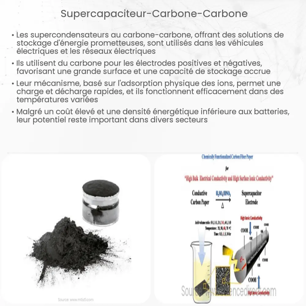 Supercapaciteur Carbone-Carbone