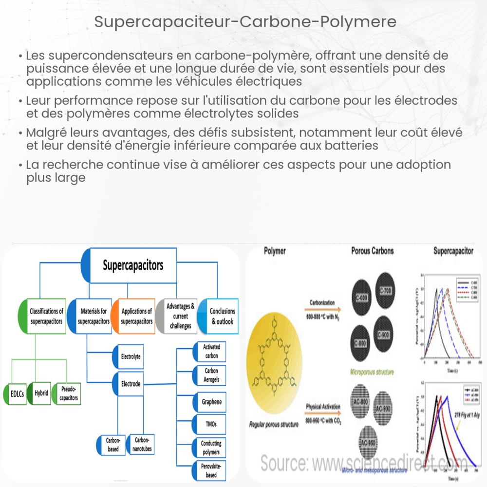 Supercapaciteur Carbone-Polymère