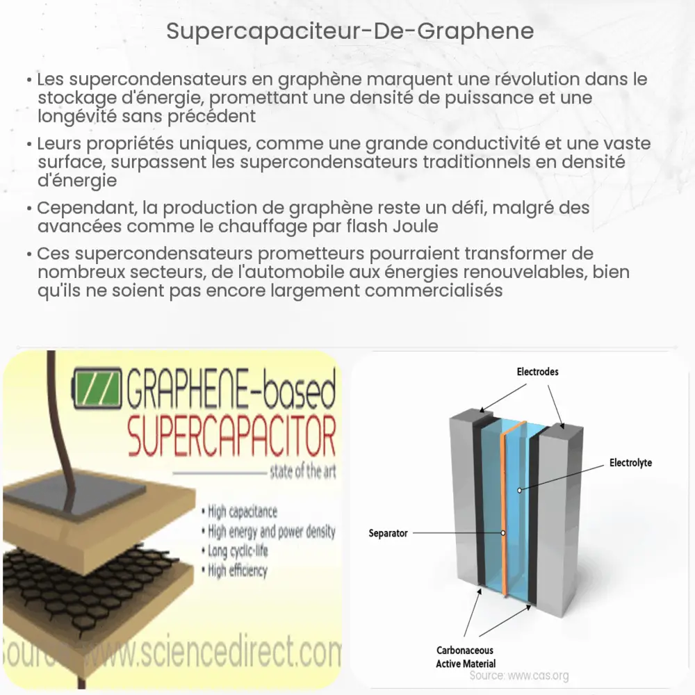 Supercapaciteur de graphène