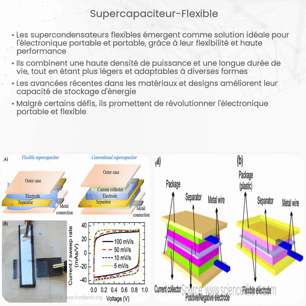Supercapaciteur Flexible