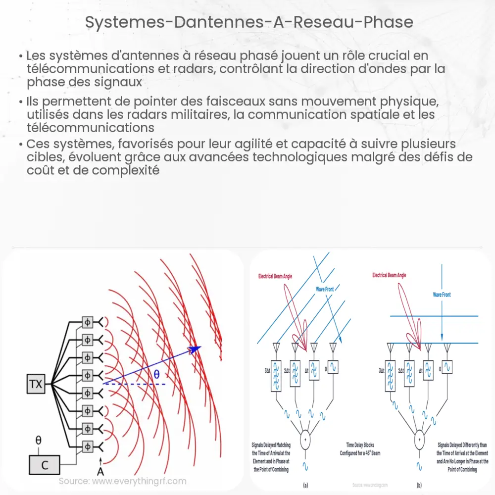 Systèmes d'antennes à réseau phasé