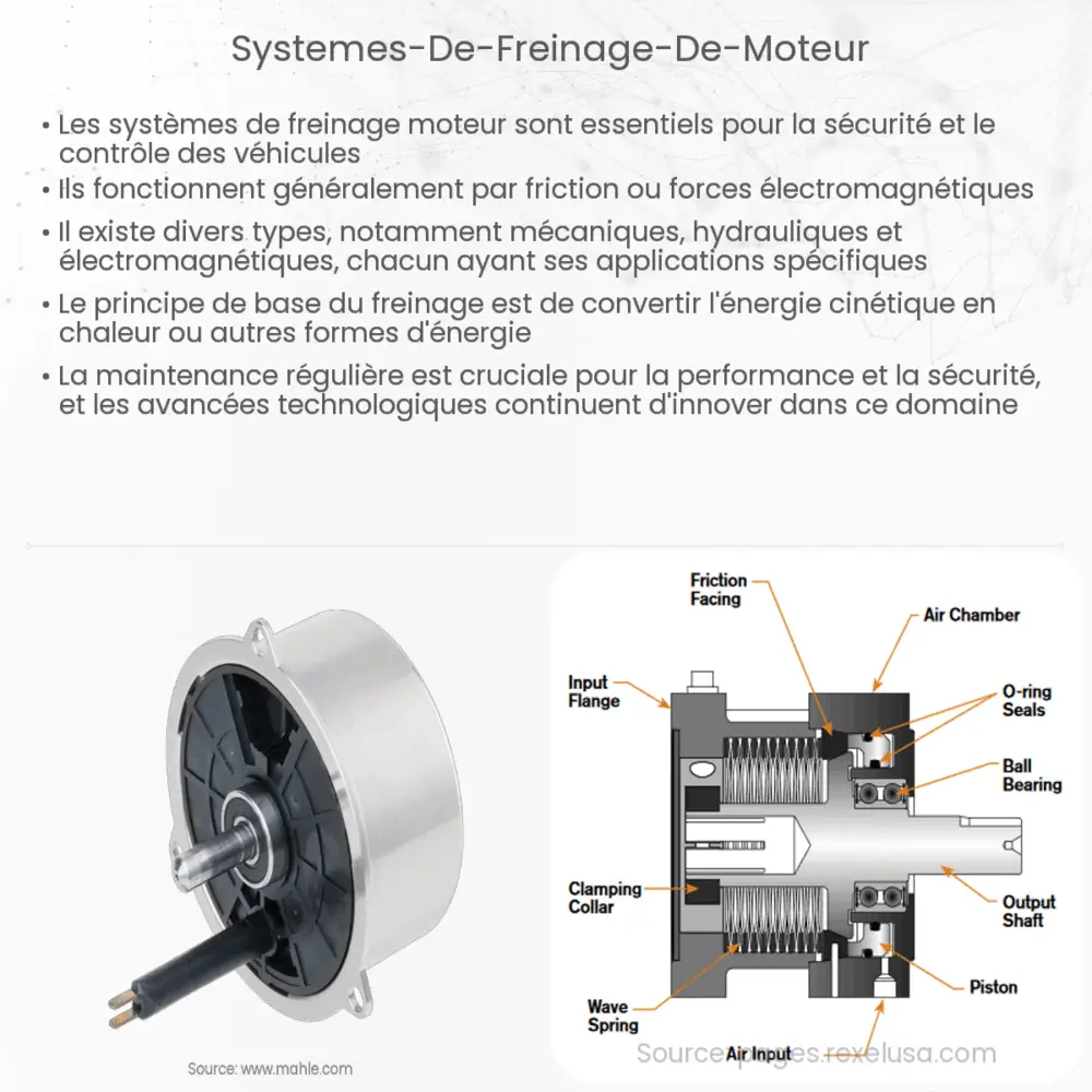 Systèmes de freinage de moteur