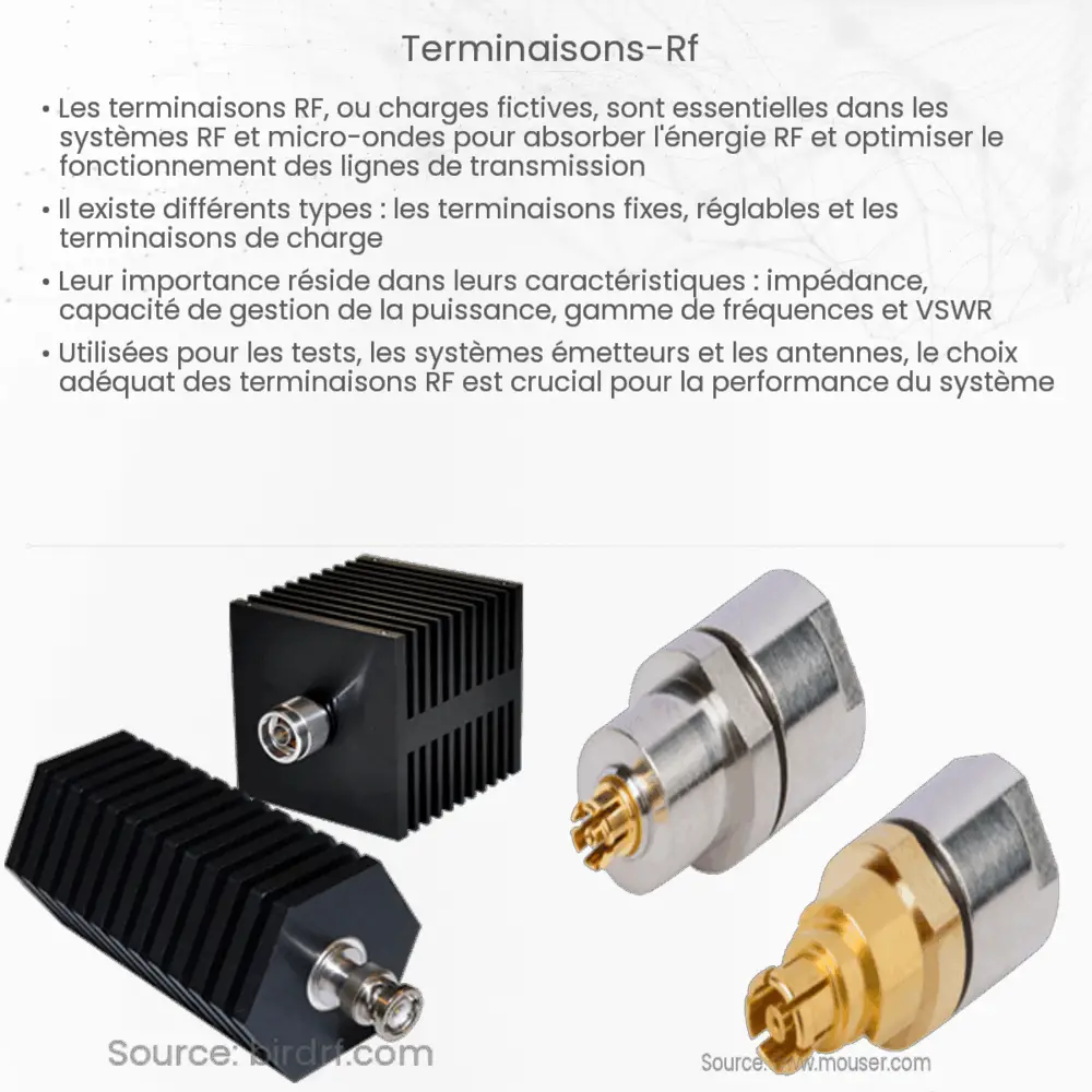 Terminaisons RF