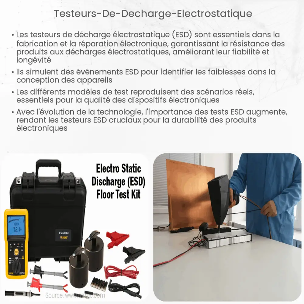 Testeurs de décharge électrostatique