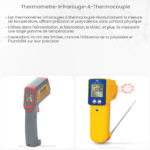 Thermomètre infrarouge à thermocouple