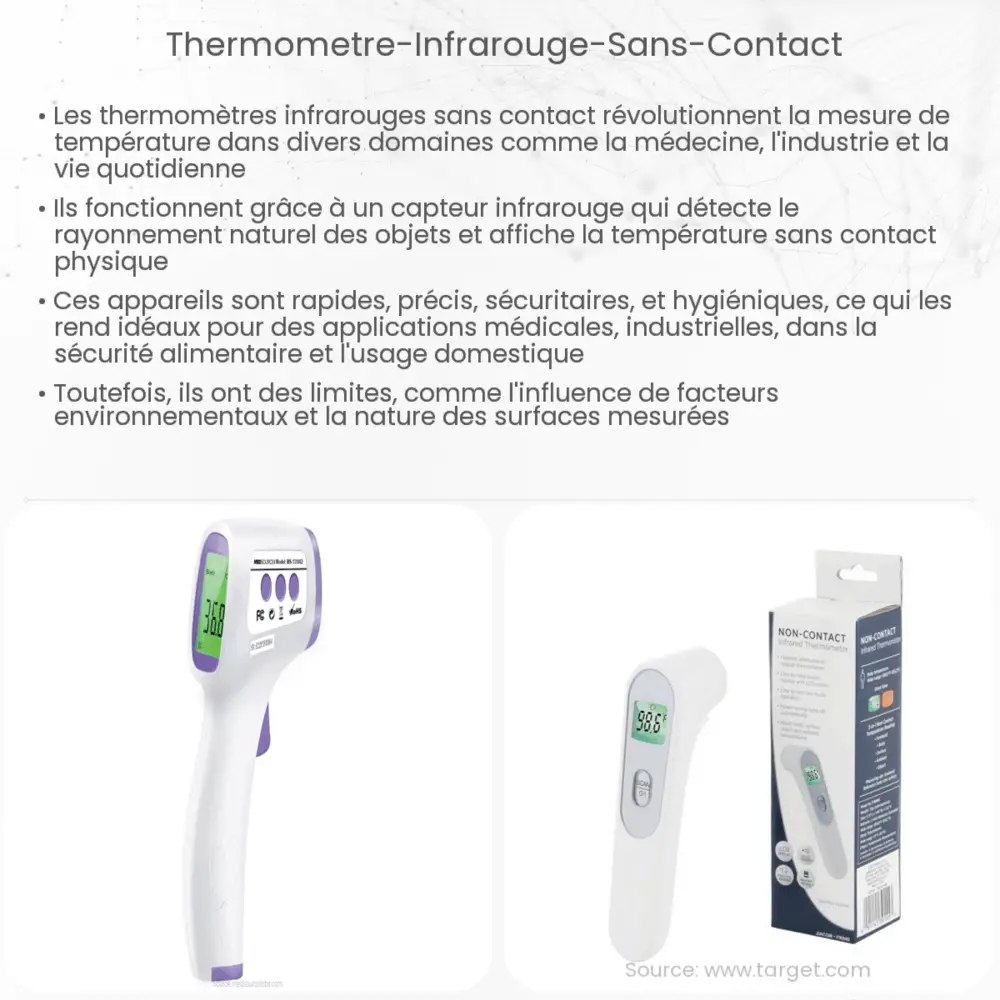 Thermomètre infrarouge sans contact