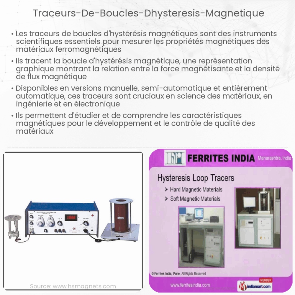 Traceurs de boucles d'hystérésis magnétique