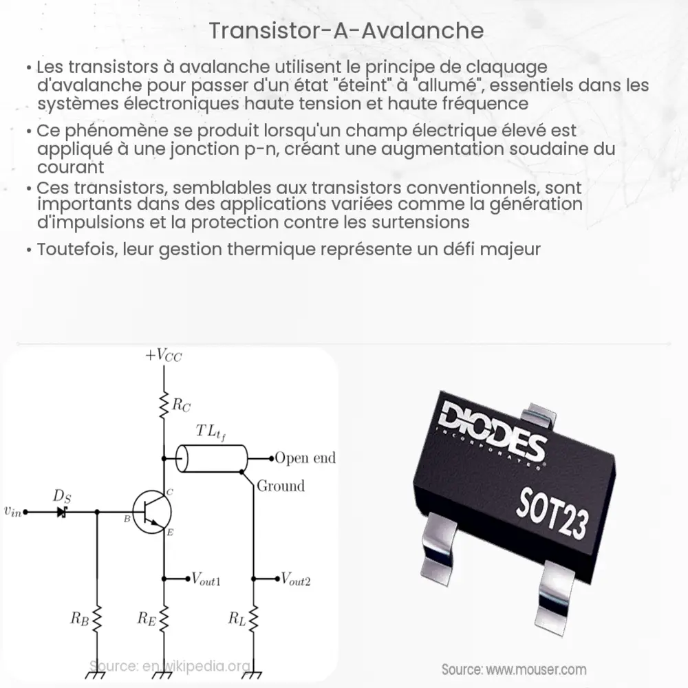 Transistor à avalanche