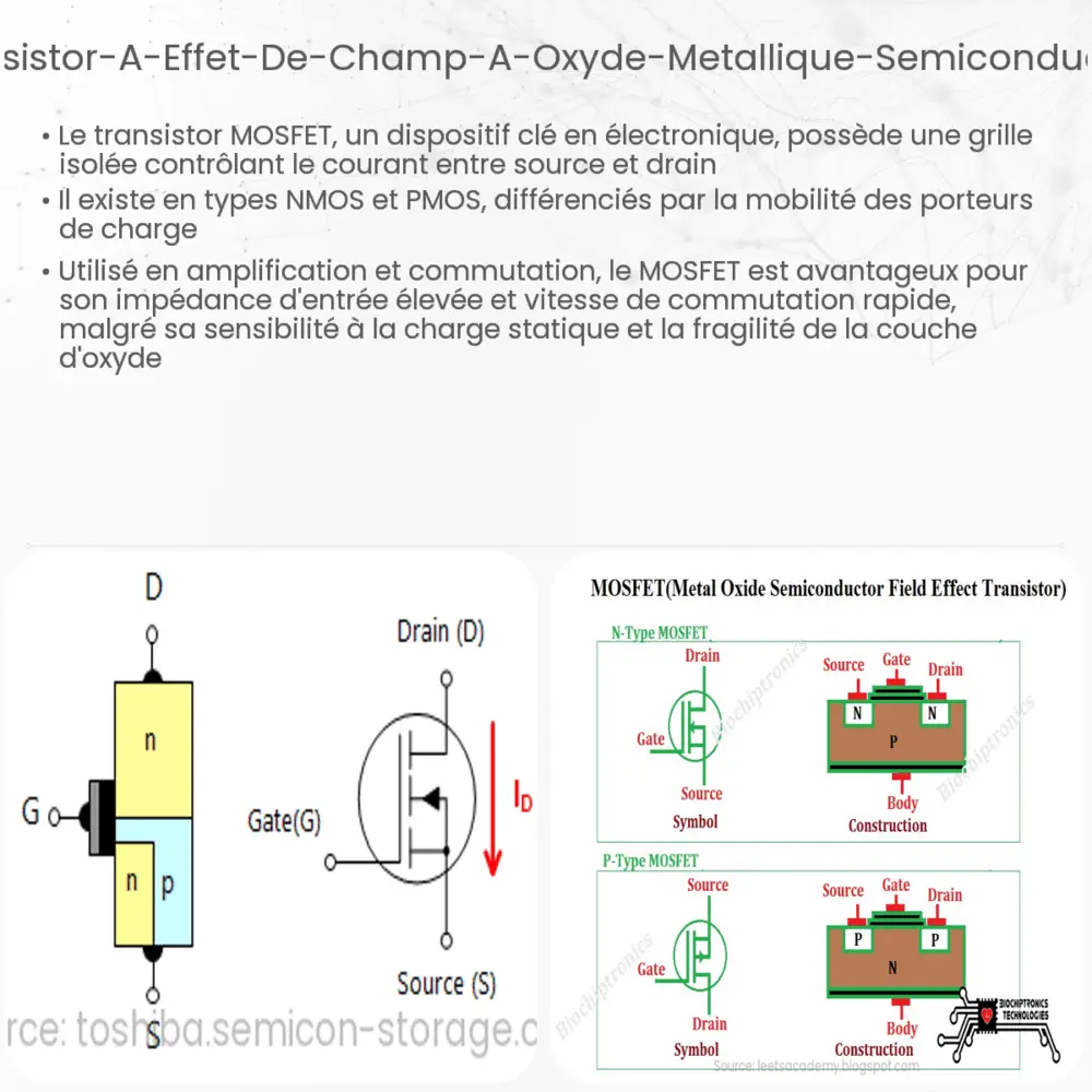 Transistor à effet de champ à oxyde métallique-semiconducteur