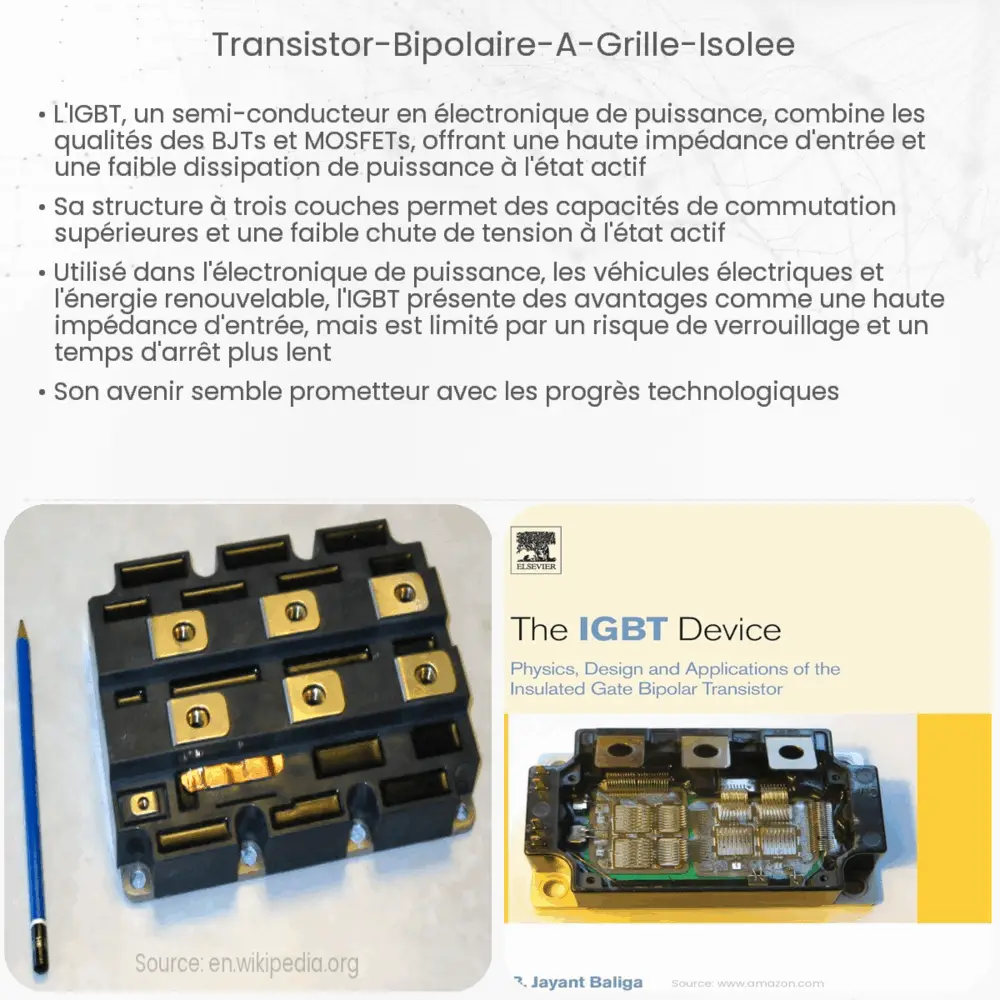 Transistor bipolaire à grille isolée Comment ça marche, application