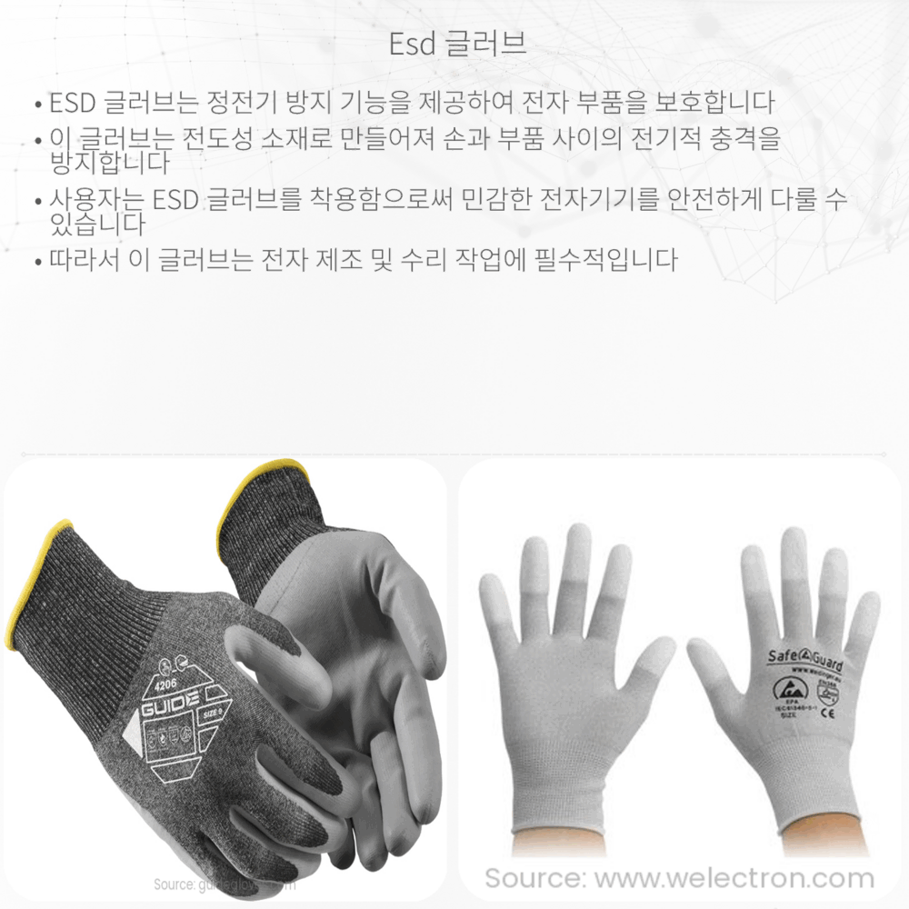 ESD 글러브