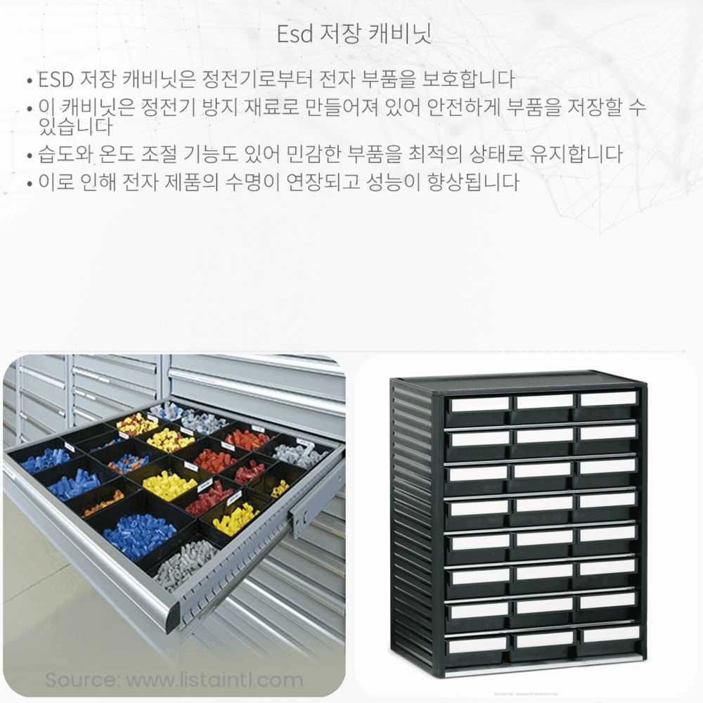 ESD 저장 캐비닛