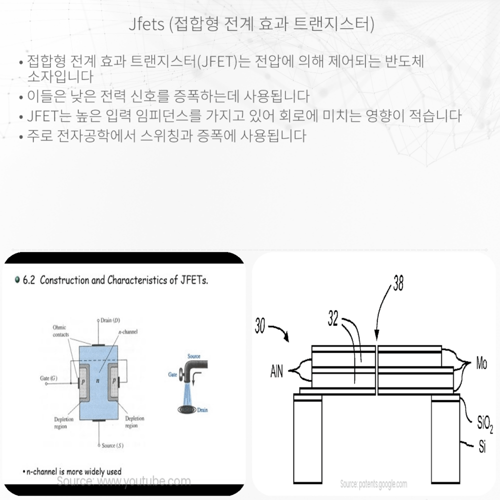 JFETs (접합형 전계 효과 트랜지스터)