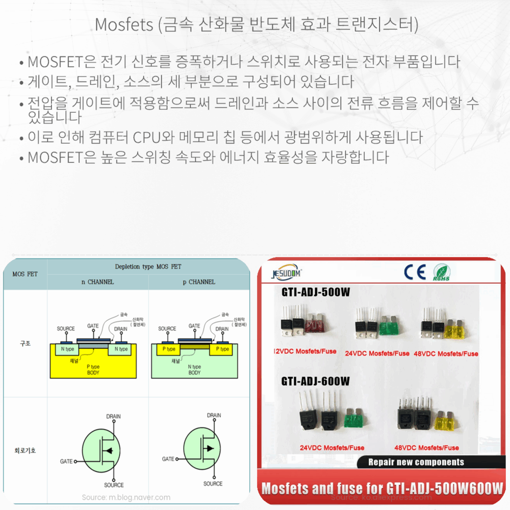 MOSFETs (금속-산화물-반도체 효과 트랜지스터)