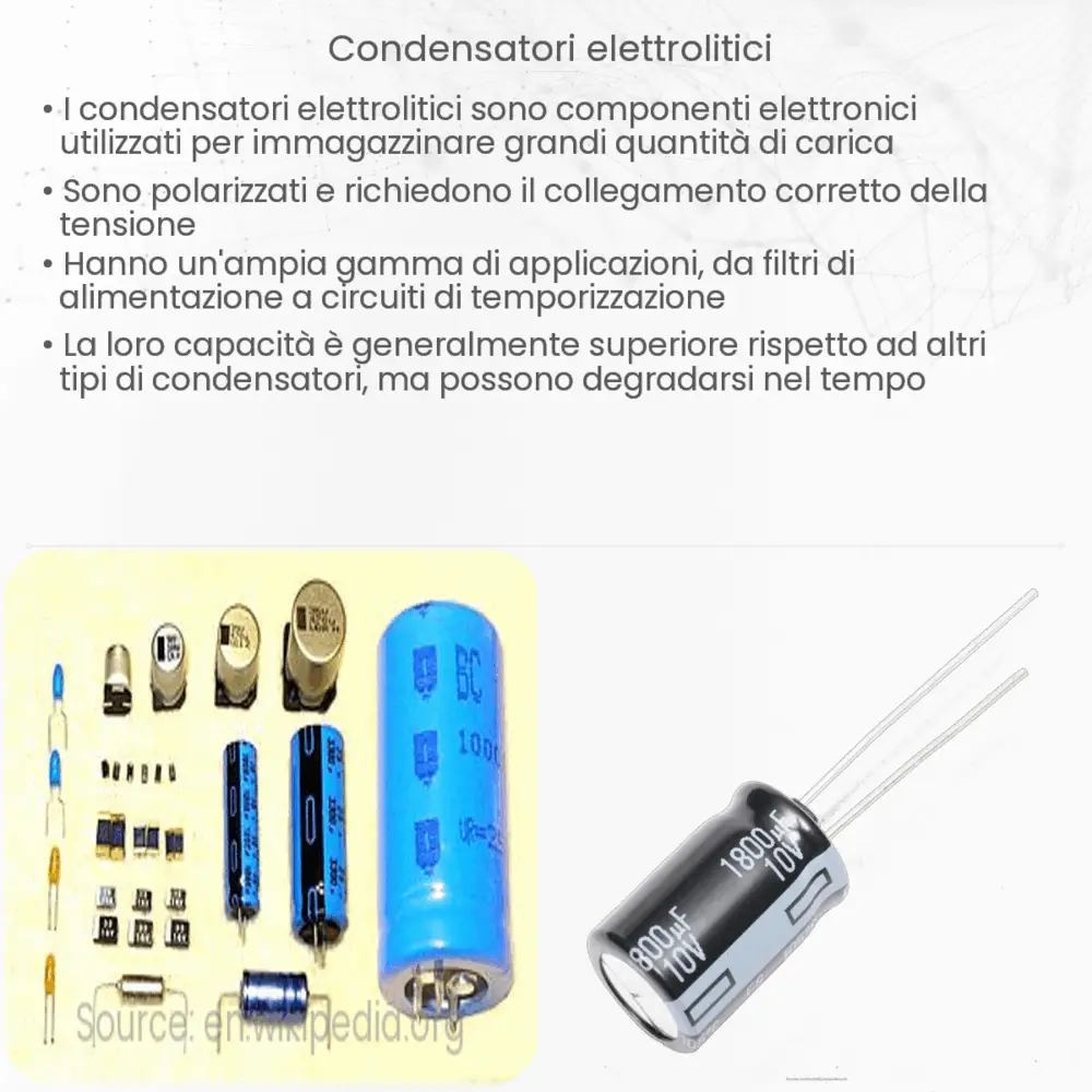 Condensatori elettrolitici