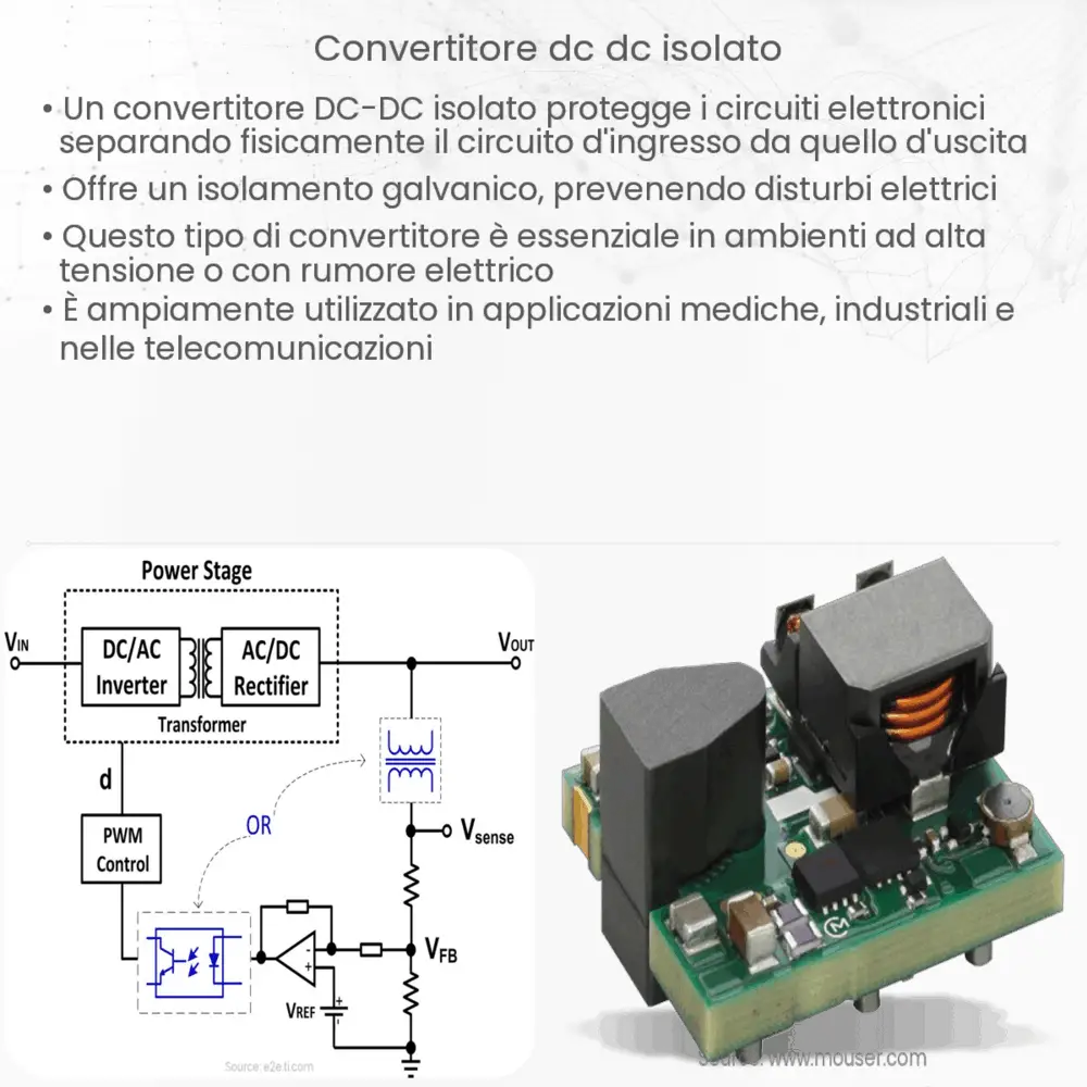 Convertitore DC-DC isolato