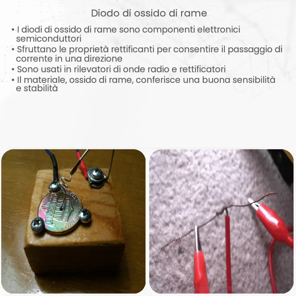 Diodo di ossido di rame Come funziona, Applicazione e Vantaggi