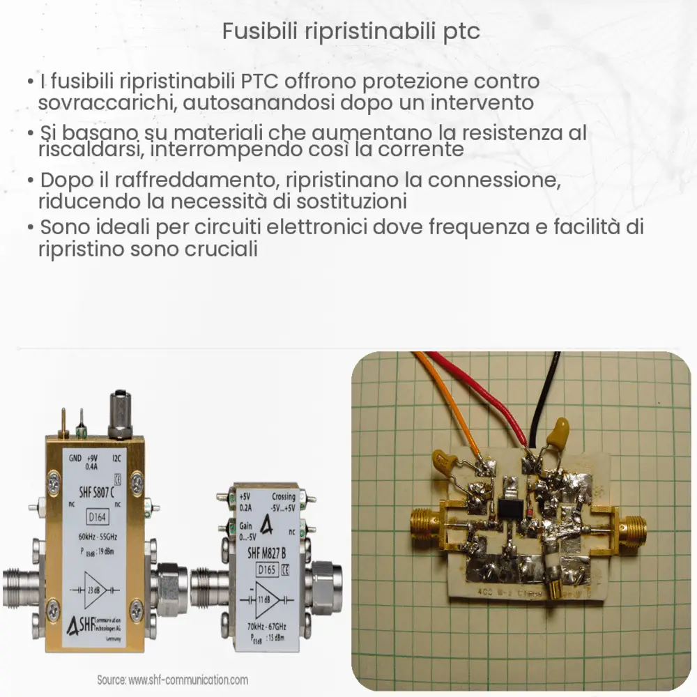 Fusibili ripristinabili (PTC)