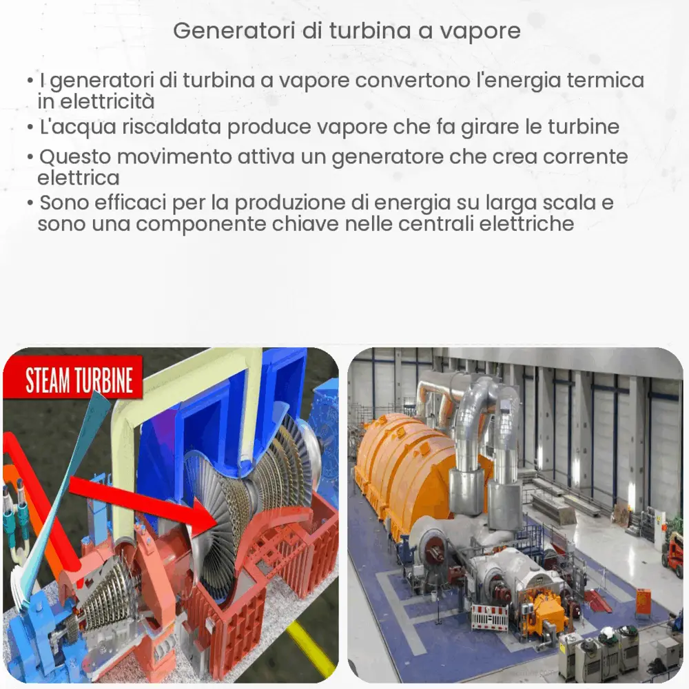 Generatori di turbina a vapore