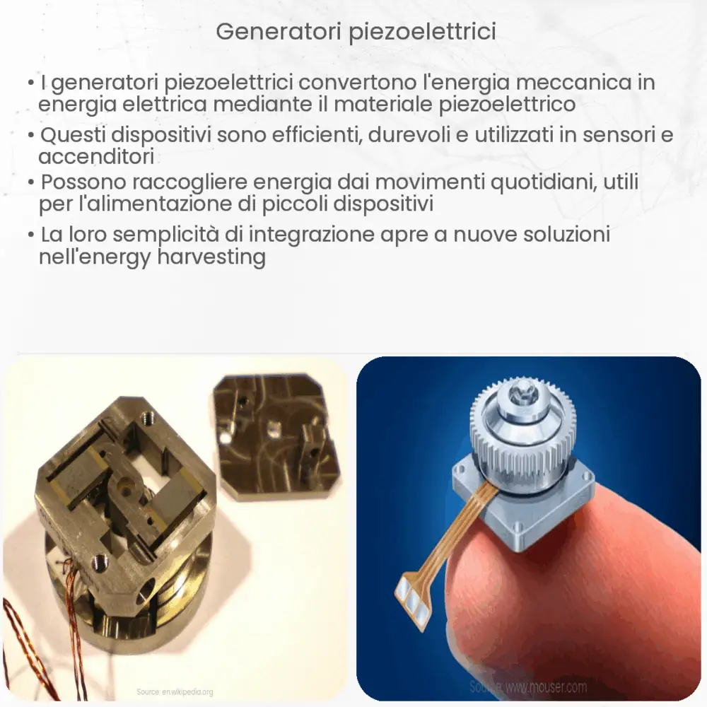 generatori piezoelettrici